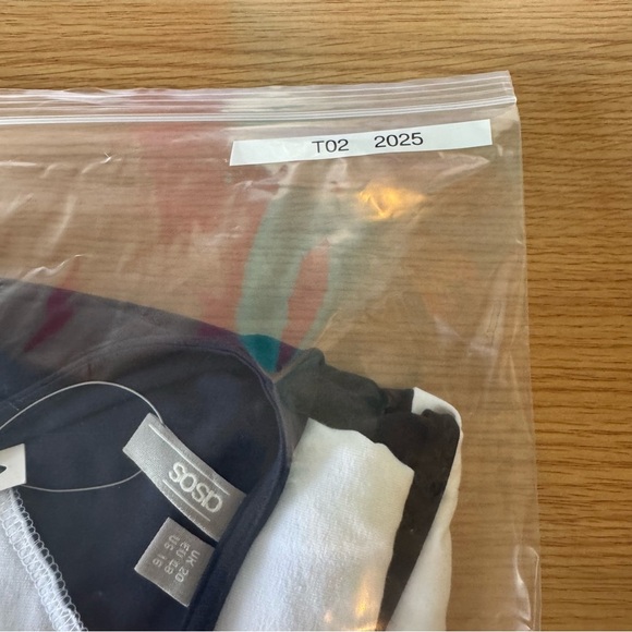 ASOS Curve White, Blue & Gray Colorblock Tie Waist Dress Size 16 - Picture 11 of 11